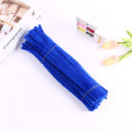 Hot sale 30cm*6mm colorful diy chenille stem craft pipe cleaner for kids